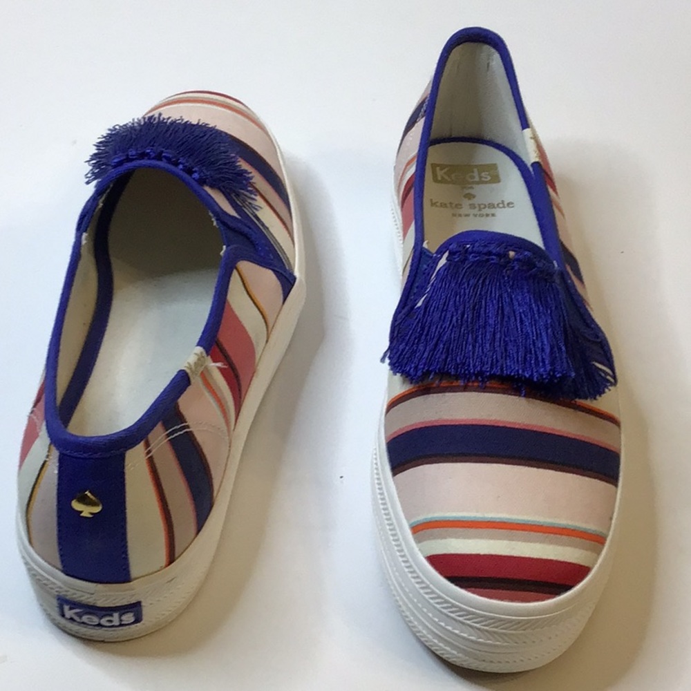 KEDS BY KATE SPADE MULTI COLOR PLATFORM LOAFERS SHOES SZ 7.5 - Picture 13 of 13